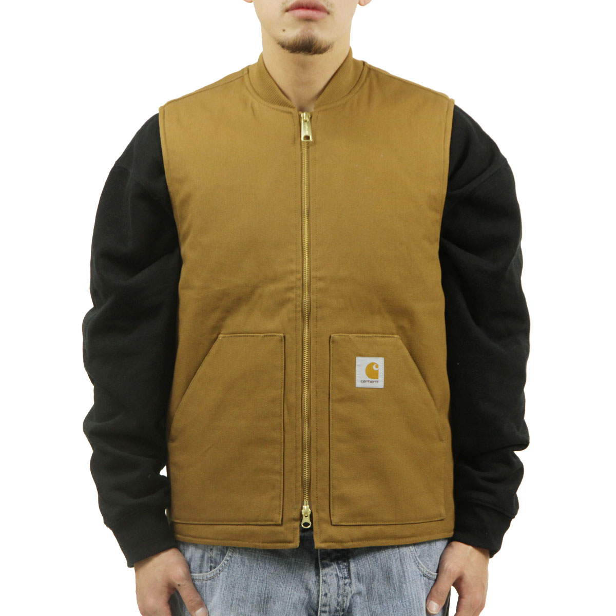 ジャケット・アウター CLASSIC VEST - Hamilton Brown (rigid) Carhartt（カーハート） メンズ ベスト 正規品 CARHARTT WIP アウター