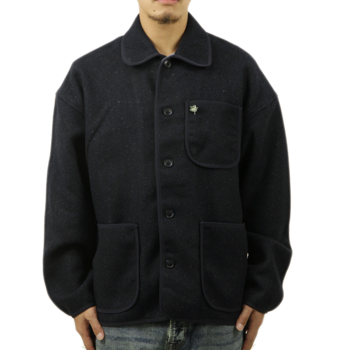 スコッチアンドソーダ メンズ シャツジャケット 正規販売店 SCOTCH＆SODA ボタンダウン アウター DOUBLE-FACED W クリスマス プレゼント ラッピング SCOTCH＆SODA（スコッチアンドソーダ） メンズ シャツジャケット 正規