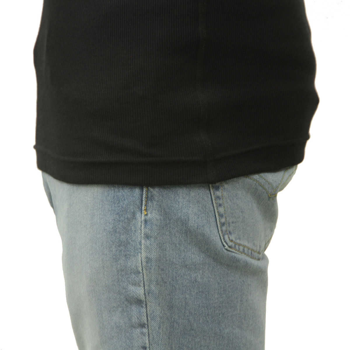 ヘインズ メンズ タンクトップ 正規販売店 Hanes ビーフィー ノースリーブ 無地 HANES BEEFY RIB TANK TOP T-SHIRT 1P HM3-R102 090 BLACK