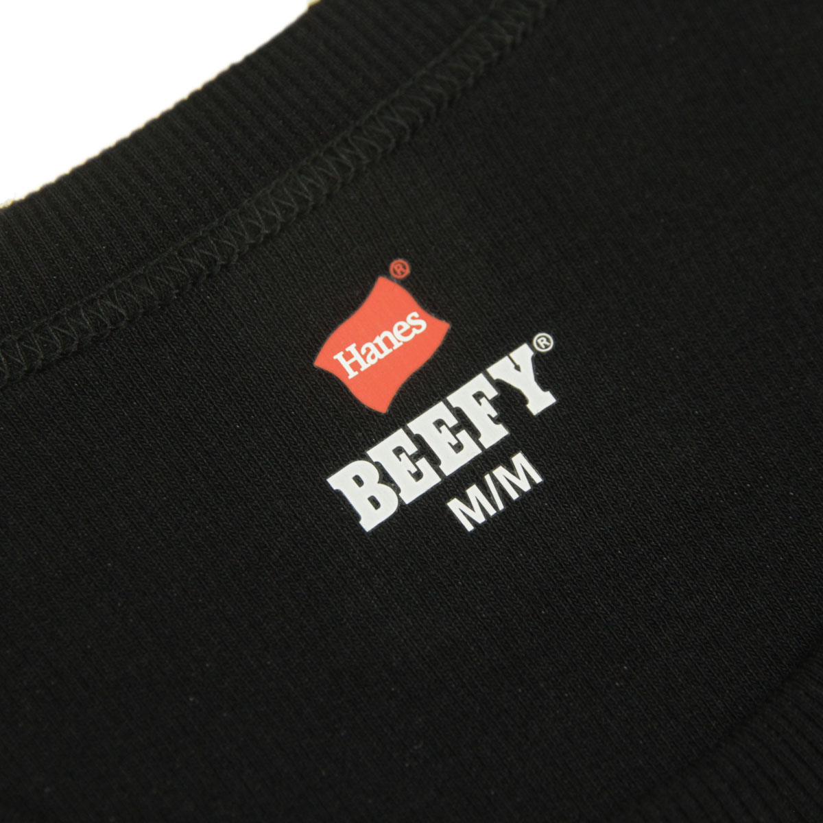 ヘインズ メンズ タンクトップ 正規販売店 Hanes ビーフィー ノースリーブ 無地 HANES BEEFY RIB TANK TOP T-SHIRT 1P HM3-R102 090 BLACK