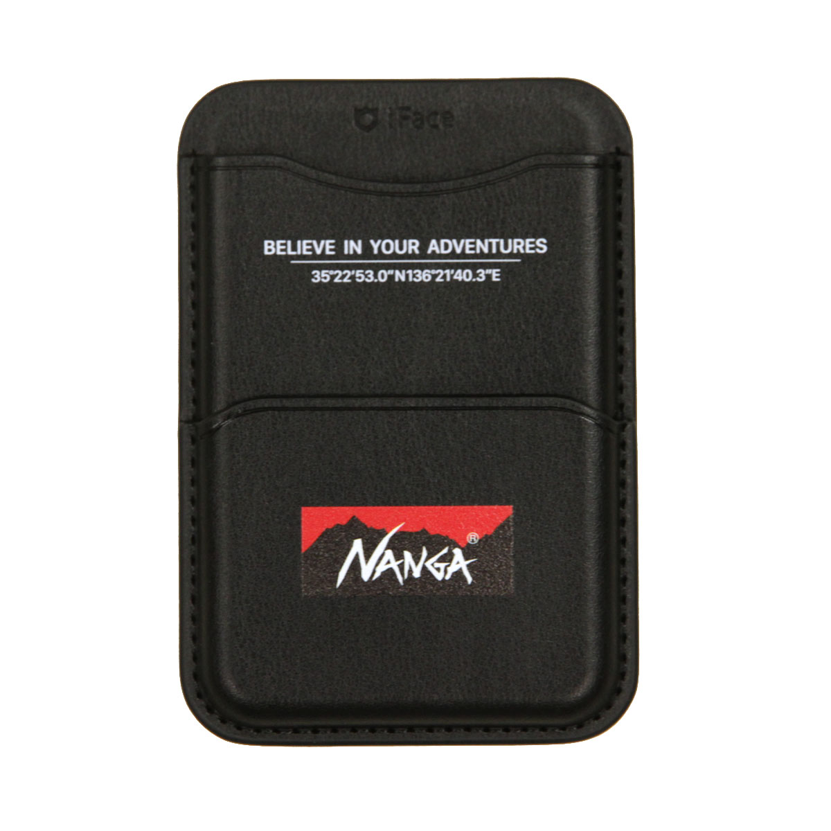 ナンガ メンズ レディース カードケース 正規販売店 NANGA カードウォレット カードポケット NANGA LOGO CARD WALLET BLK BLACK N2600-3Z049Z