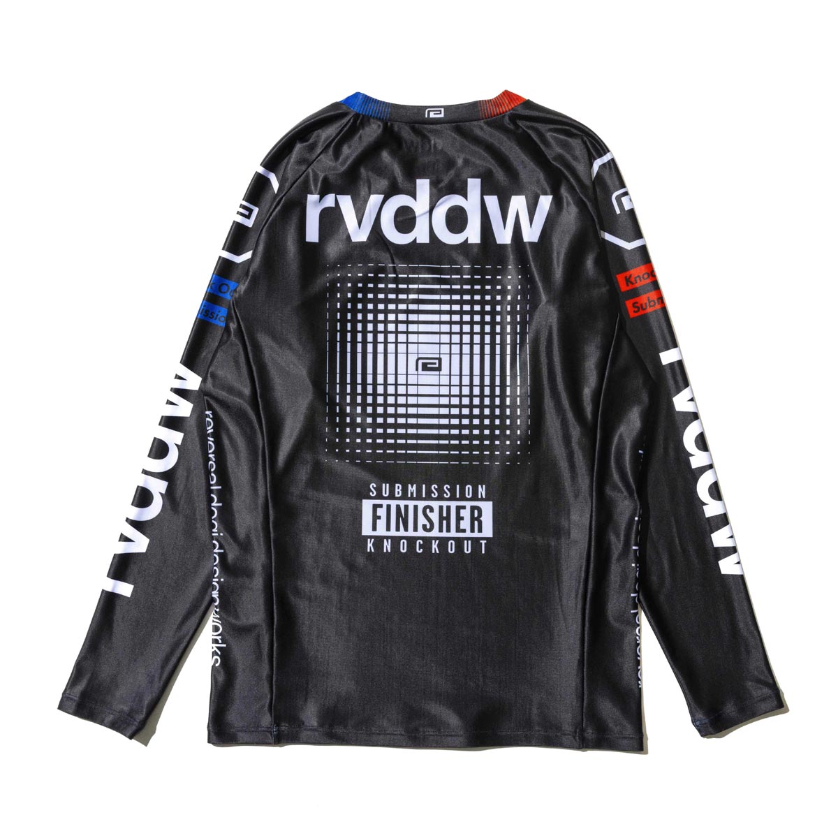 リバーサル メンズ ラッシュガード 正規販売店 REVERSAL クルーネック ロゴ 長袖Tシャツ ロンT RACING LONG RASH GUARD 黒 rv26aw601 BK BLACK