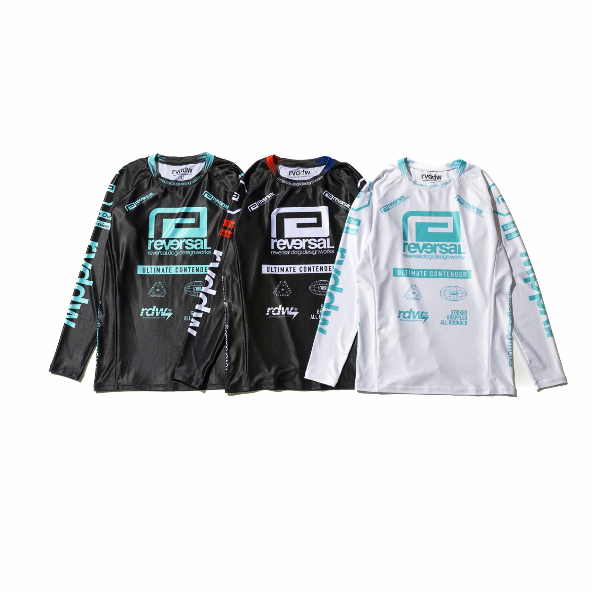 リバーサル メンズ ラッシュガード 正規販売店 REVERSAL クルーネック ロゴ 長袖Tシャツ ロンT RACING LONG RASH GUARD 黒 rv26aw601 BK BLACK