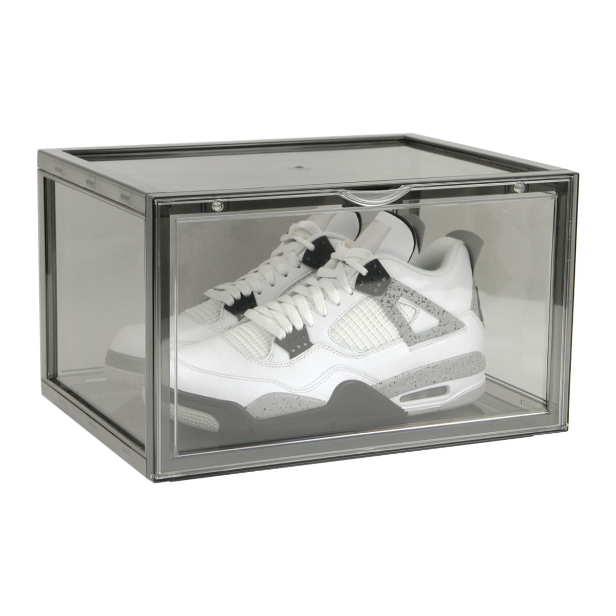 シューズボックス SHOESMANSION シューズマンション 12個セット 横型 ディスプレイシューズボックス シューズケース コレクションケース 扉付き マグネットの画像