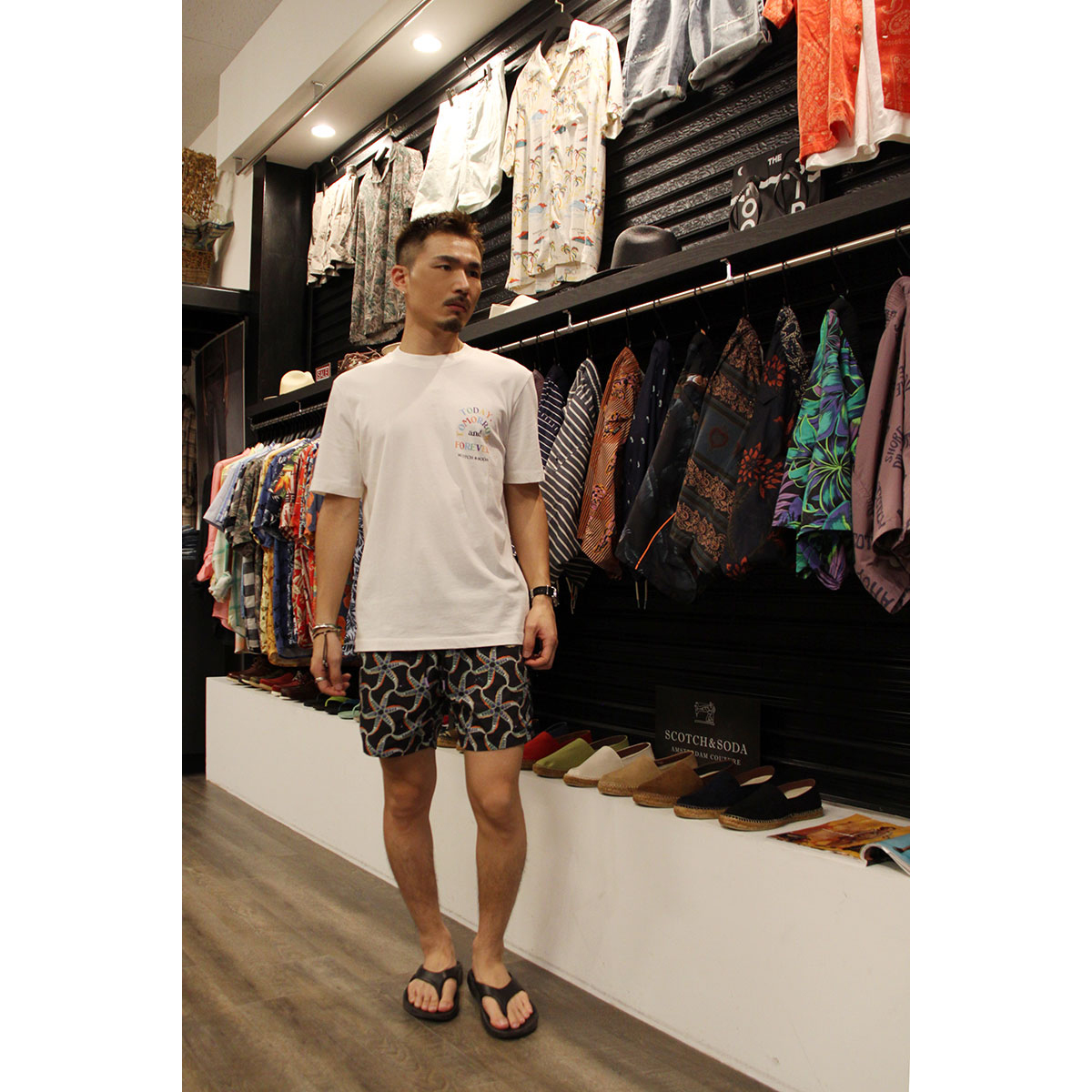 スコッチアンドソーダ 水着 メンズ 正規販売店 SCOTCH＆SODA スイムパンツ RECYCLED NYLON ALL-O サーフパンツ 