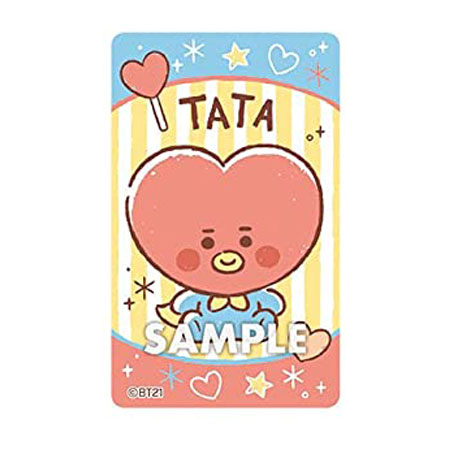 防弾少年団(BTS) - BTS BT21 防弾少年団 TATA キャット マスコット ぬいぐるみ シール BTS BT21 デコステッカー TATA 単品 防弾少年団 食玩 LINE FRIENDS