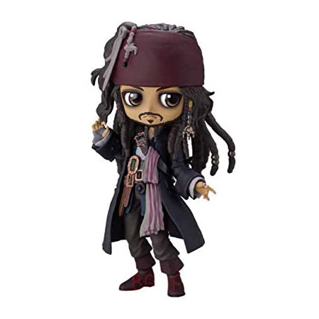 Qposket ジャックスパロウ フィギュア 2種類セット BANPRESTO Disney Characters Q posket Jack Sparrow レアカラー
