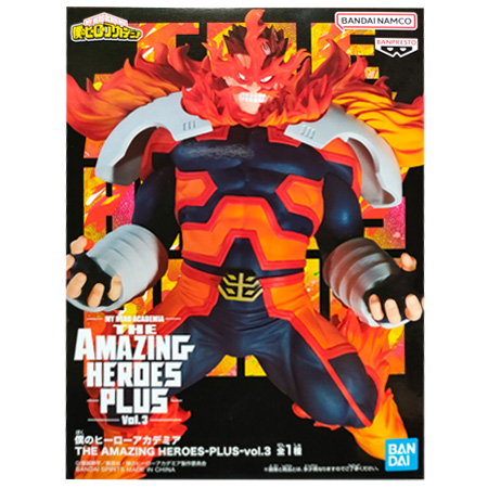 僕のヒーローアカデミア THE AMAZING HEROES PLUS vol.3 エンデヴァー 単品 フィギュア ヒロアカ アニメ キャラ グッズ