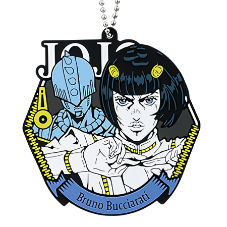 一番くじジョジョ B賞ブチャラティ　フィギュア K賞 ラバーチャームセット 一番くじジョジョ B賞ブチャラティ フィギュア K賞 ラバー