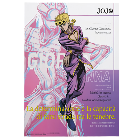 【非売品】 ジョジョの奇妙な冒険 ジョルノ・ジョバァーナ ポスター ジョジョの奇妙な冒険 額付きポスター ジョルノジョバァーナ