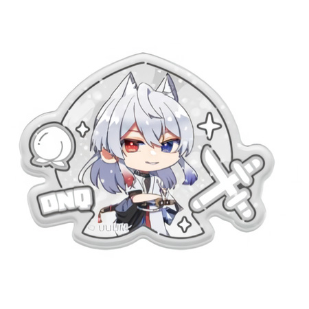 カラフルピーチキラぷるステッカー どぬく 単品 からぴち デコシール