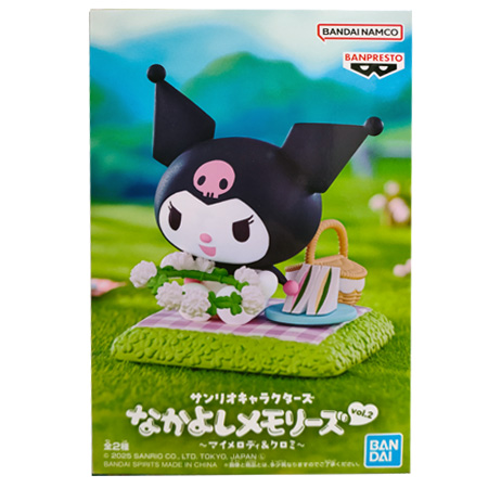 サンリオキャラクターズ　なかよしメモリーズ　マイメン　クロミ　フィギュア BANPRESTO サンリオキャラクターズ なかよしメモリーズ マイ