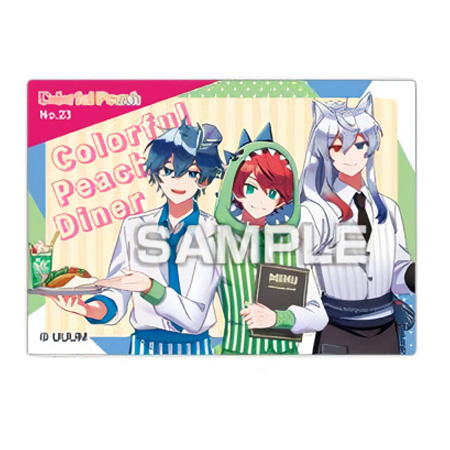 エンスカイ カラフルピーチ クリアカードコレクションガム カラピチ