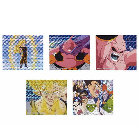 アマダ　ドラゴンボール　プリズムシール3枚　キラステッカー　ベジット　DB BANDAI（バンダイ） 一番くじ ドラゴンボール BATTLE OF THE SUPER