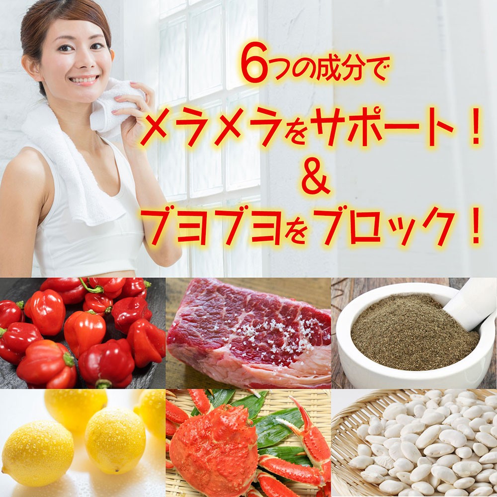 カプサイシン サプリ マキシマムキトサンホット Lカルニチン ギムネマ