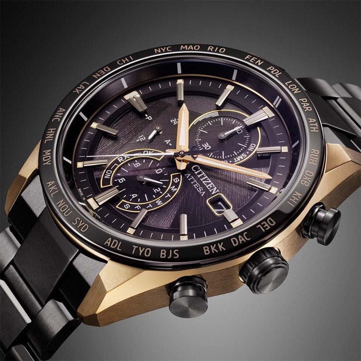 CITIZEN ATTESA 本体 ソーラー電波時計 ATTESA（CITIZEN） クーポンでお得┃シチズン アテッサ AT8384-58E