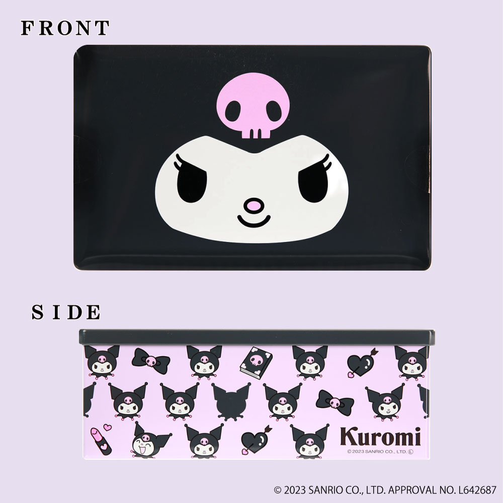 クロミ プリントクッキー缶 Kuromi ナガトヤ 長登屋公式 爆買 : みやげ