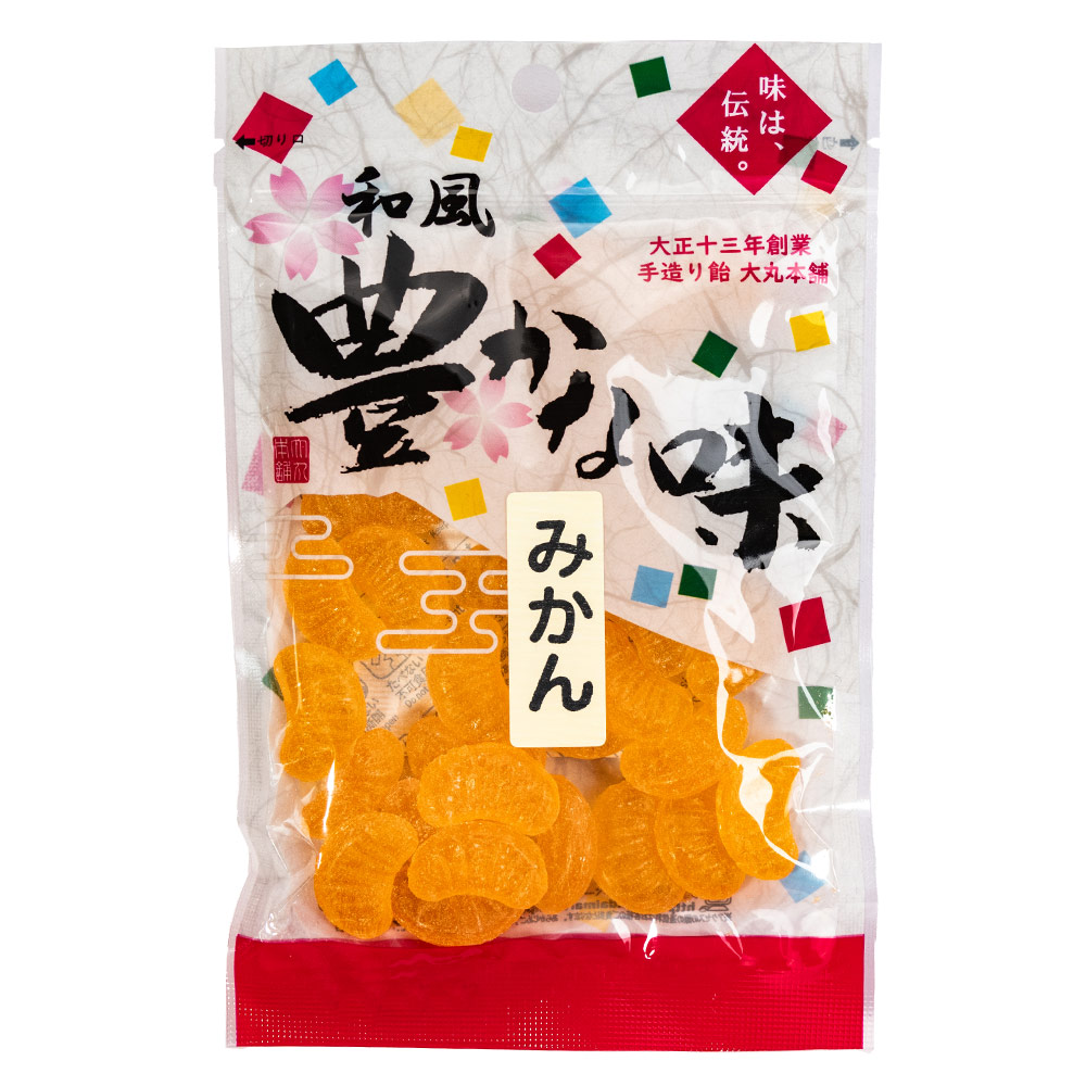 豊かな味 みかん キャンディー 飴 みかん味 70g : n4901922800098 