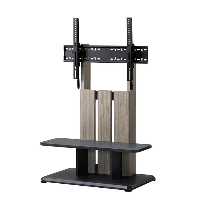 朝日木材加工 テレビスタンド 壁寄せ テレビ台 ロータイプ おしゃれ