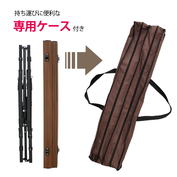 1点限り❣️ロールトップテーブル アルミ製アウトドアテーブル折畳み 軽量コンパクト FIELDOOR 折りたたみアルミロールトップテーブル 108cm×60cm 高