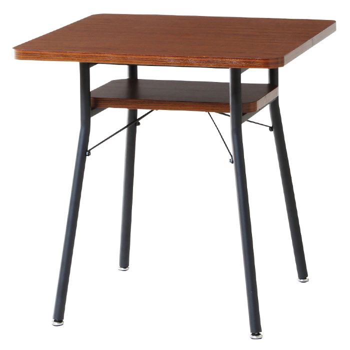 ダイニングテーブル 2人用 ナチュラル 幅65cm 食卓テーブル 収納棚 木製｜miyaguchi｜02