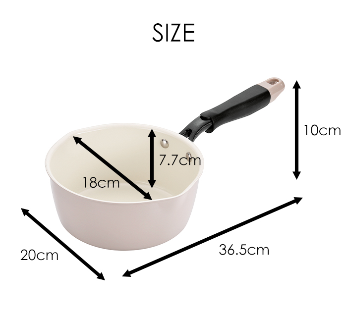 マルチパン 18cm 片手鍋 ミルクパン フライパン ガス火 IH対応
