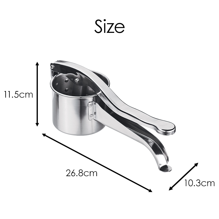 【未使用品】ハンドジューサーレバー式ステンレス ハンドジューサー ステンレス 手動 絞り器 アミ付き 受け皿付き ネット