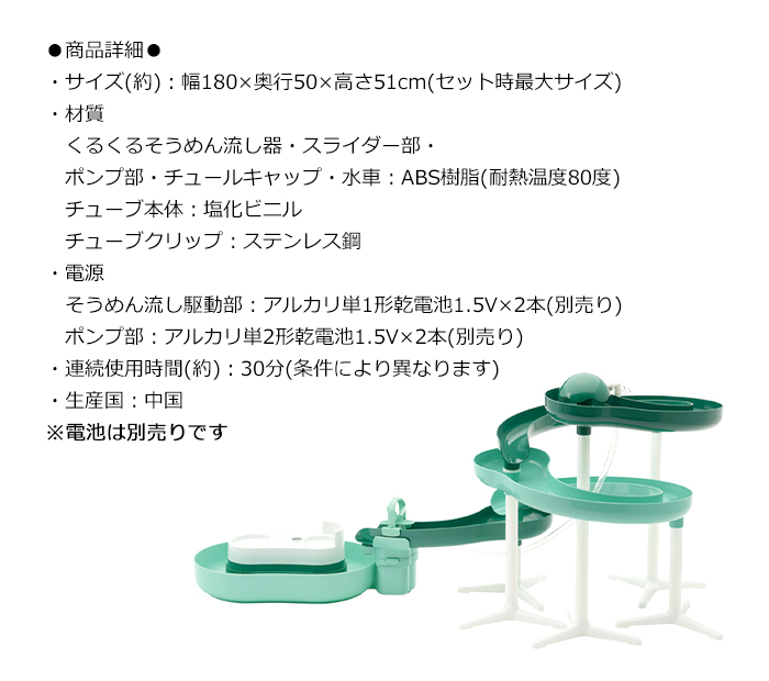流しそうめんスライダー(値引きセール中) 流しそうめん器 そうめん流し器 流麺 そうめん スライダー