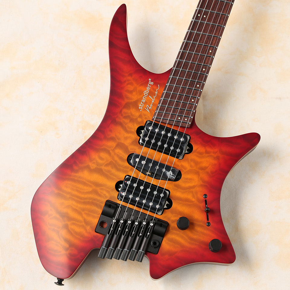 ギター strandberg Boden Fusion NX 6 Bonfire Red strandberg/Boden Fusion NX 6 Bonfire Red : 宮地楽器 ららぽーと立川