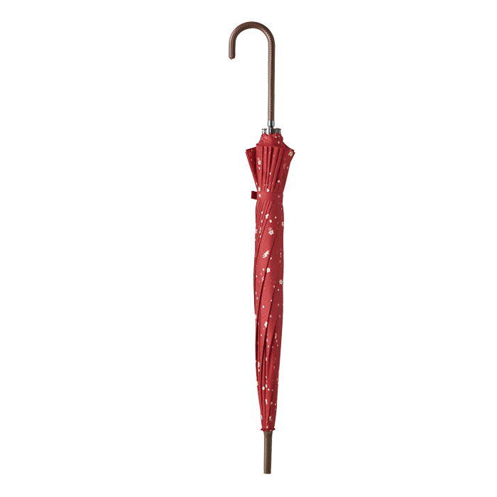 長傘 16本骨 55cm ジャンプ 和柄 兎桜柄(UV加工なし） : 傘 MIYAJIMA
