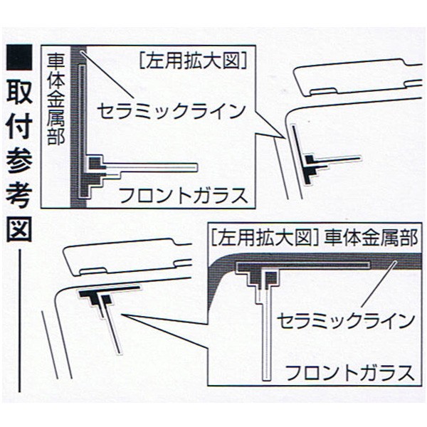 補修用デジタルフィルムアンテナ L型左右2枚入 AD-520F-B-MAIL 両面テープ付 日本製 :AD-520F-B-MAIL:バイク・カー用品のプリネット都  - 通販 - Yahoo!ショッピング