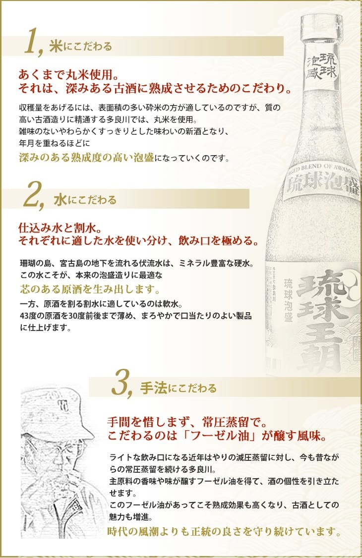 お歳暮 泡盛 古酒 久遠 長期熟成古酒35度 720ｍl 多良川 : 10000460 : 385じまYahoo!店 - 通販 -  Yahoo!ショッピング