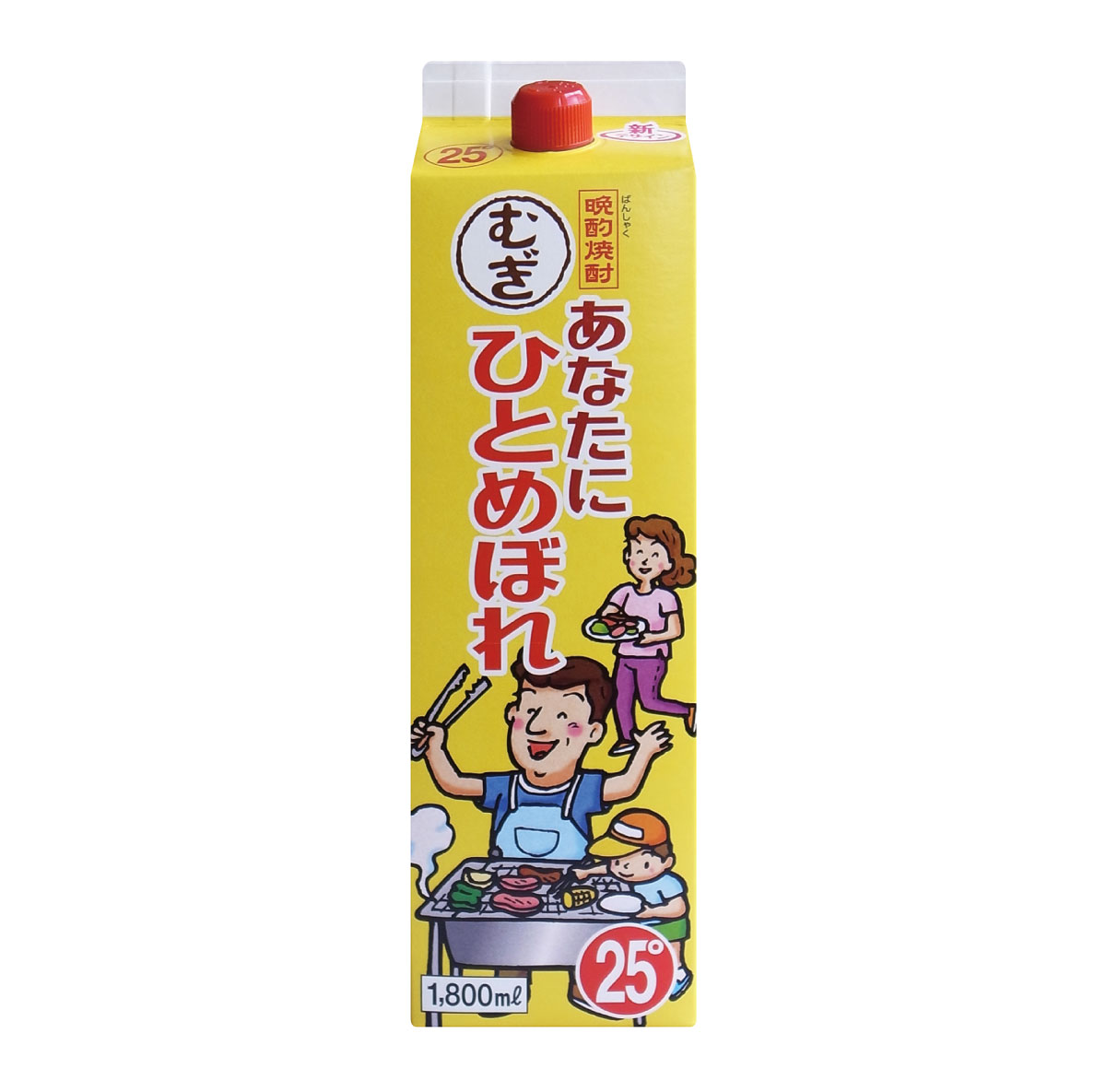 あなたにひとめぼれ むぎ 25度 1800ml 都城酒造 麦焼酎