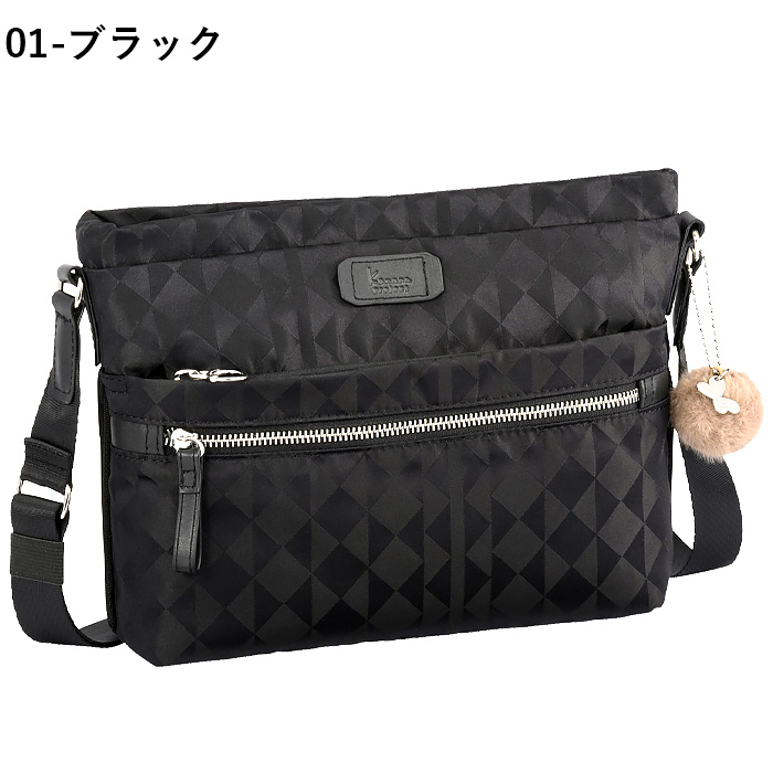 〖未使用〗〖レア〗カナナプロジェクト ショルダーバッグ ナイロン 黒 Kanana Project カナナ ショルダーバッグ 斜め掛け ミニバッグ