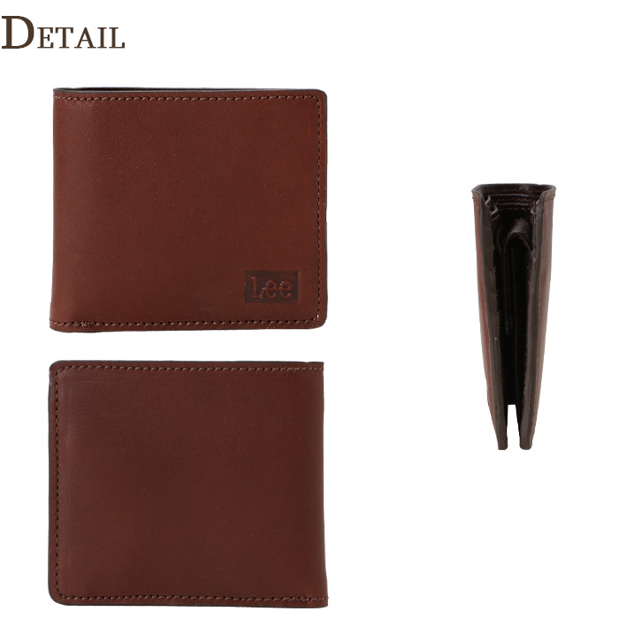 Lee（リー） 二つ折り財布 小銭入れ 財布 メンズ レディース 本革