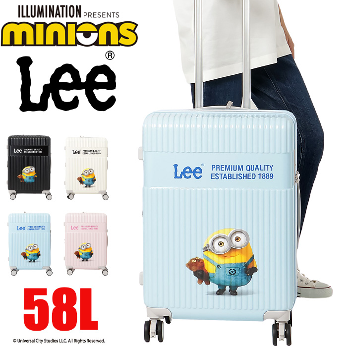 Lee（リー） ミニオン スーツケース 58L 4〜5泊 minions グッズ 320