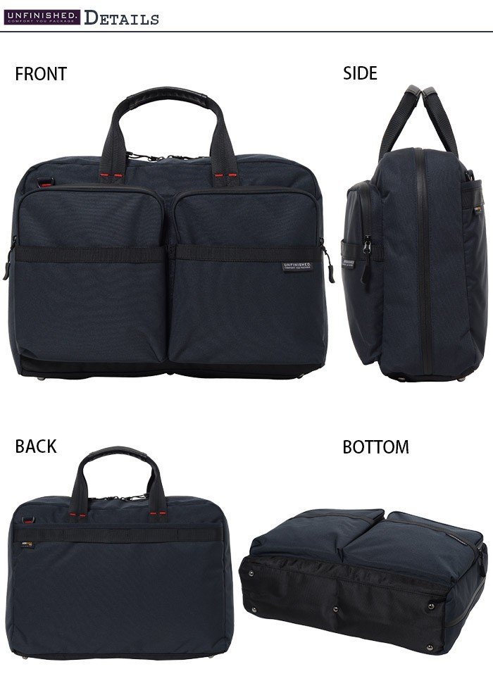 ビジネスバッグ ブリーフケース 2WAY UNFINISHED PACK 47012 メンズ