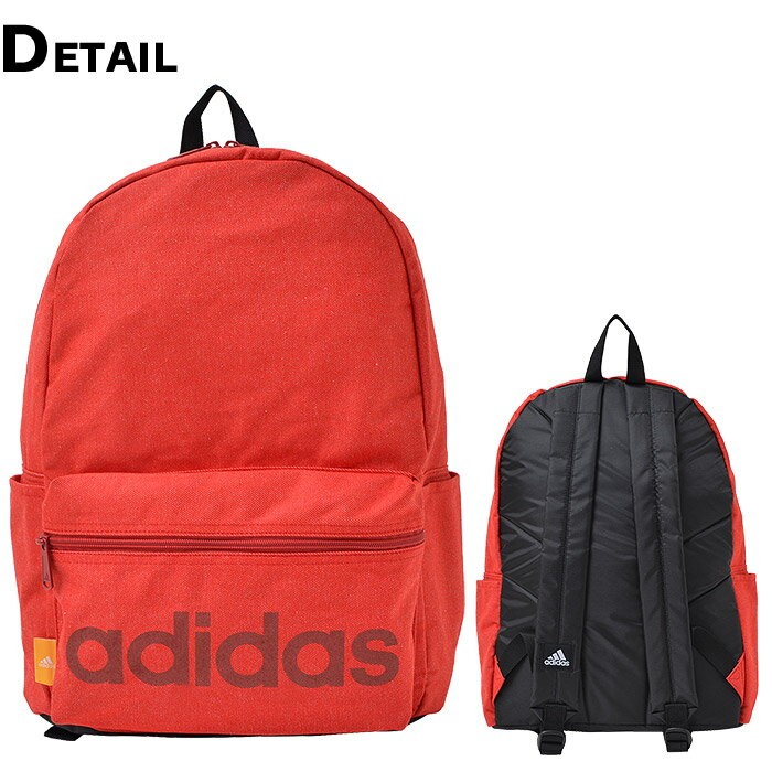 adidas リュック 25L 赤 ロゴプリント adidas（アディダス） リュック リュックサック 21L adidas ジェノヴァ