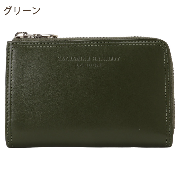 【KATHARINE HAMNETT】シングルライダース 羊革 カーキ系 L KATHARINE HAMNETT LONDON（キャサリンハムネットロンドン
