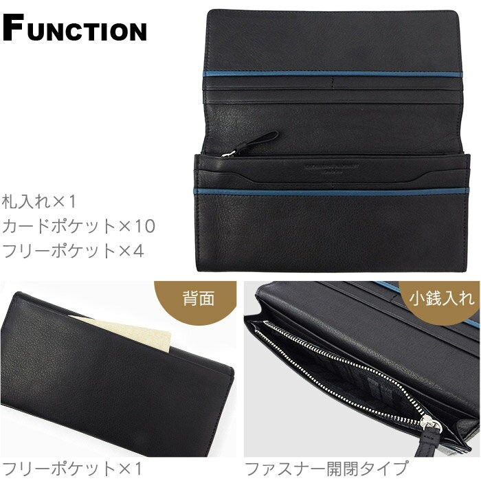 KATHARINE HAMNETT（キャサリンハムネット） 長財布 札入れ ソフト牛革