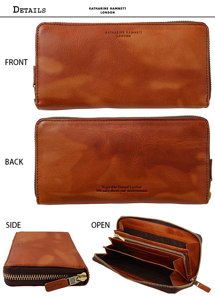 KATHARINE HAMNETT（キャサリンハムネット） 財布 長財布 ラウンド
