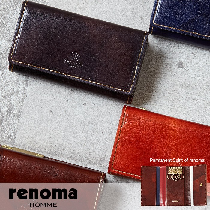 レノマ renoma 財布 小銭入れ キーケース ルース 501601 メンズ コインケース 革