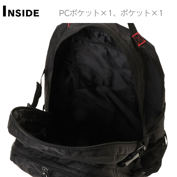 STONE  バックパック リュック GRAND STONE グランドストーン リュック 42L 大容量 軽量 黒
