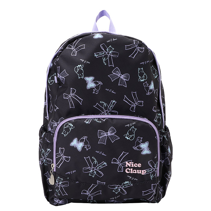 NICE CLAUP（ナイスクラップ） リュック キッズ 21L かわいい ネコ 猫