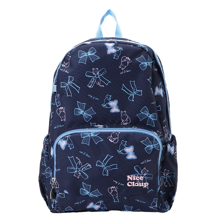 NICE CLAUP（ナイスクラップ） リュック キッズ 21L かわいい ネコ 猫