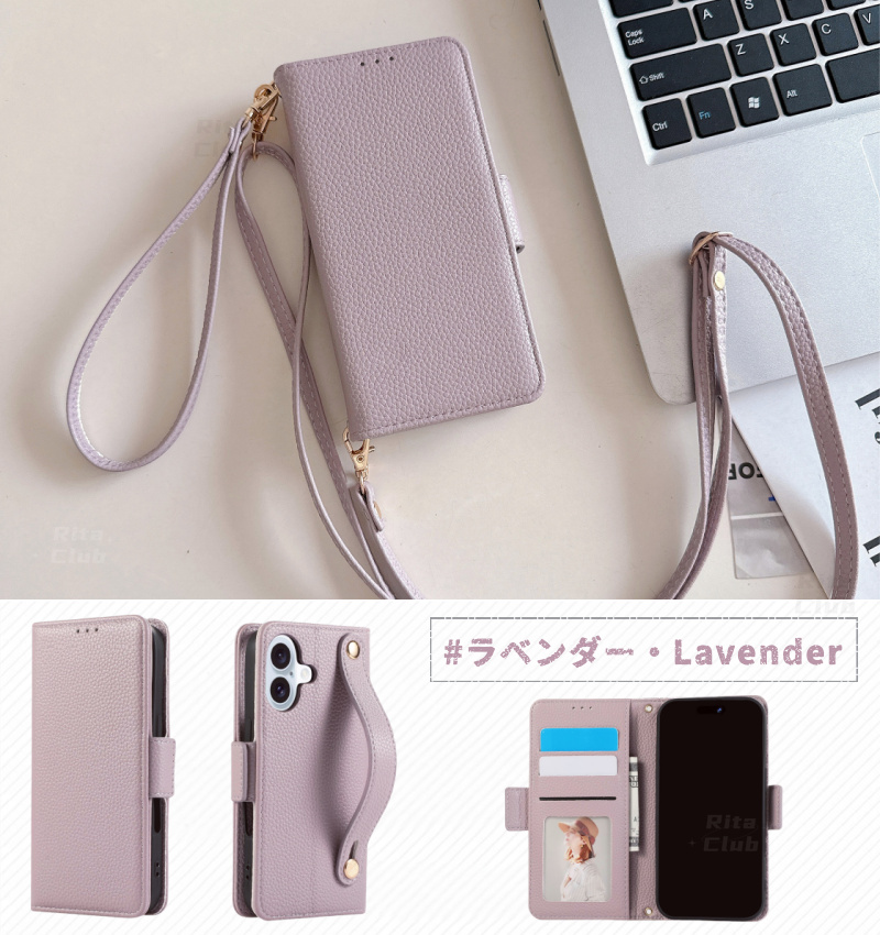 AQUOS ケータイ sense10 シャープ wish5 sense9 スマホショルダー 手帳