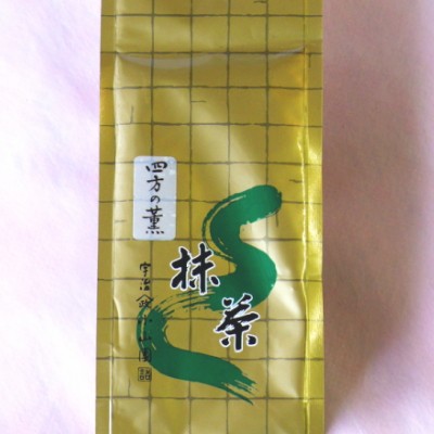 京都宇治山政小山園の抹茶 抹茶 四方の薫100g袋入り（薄茶） : お茶は