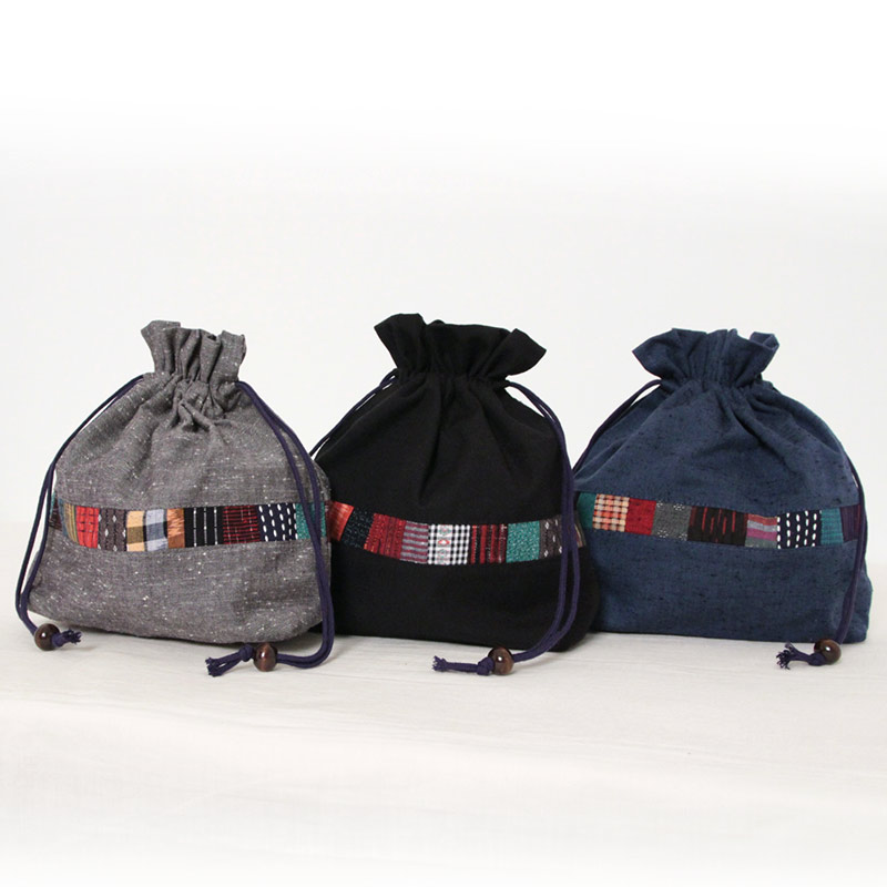 新色追加 在庫限り 和風 巾着 プレゼント おしゃれ 彩藍 パッチワーク