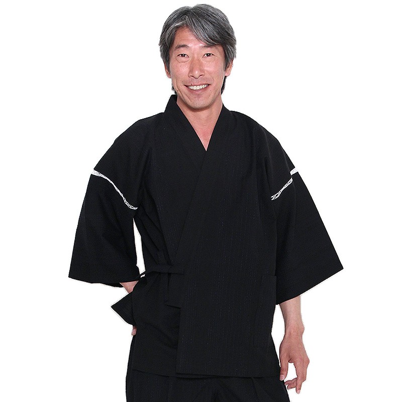 甚平（じんべい）泡沫　モデル着用画像