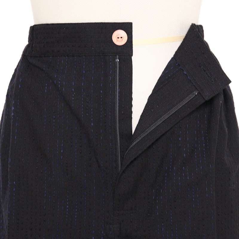 甚平（じんべい）泡沫　パンツ前ボタン